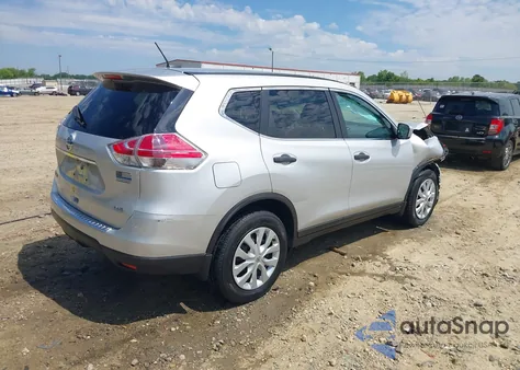 2016 Nissan Rogue S из США, поврежденный, VIN 5N1AT2MM5GC771353
